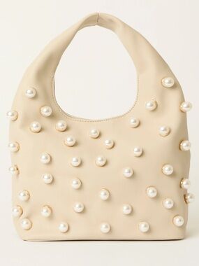 NWT BTB Los Angeles Delphie Hobo Bag - Bone